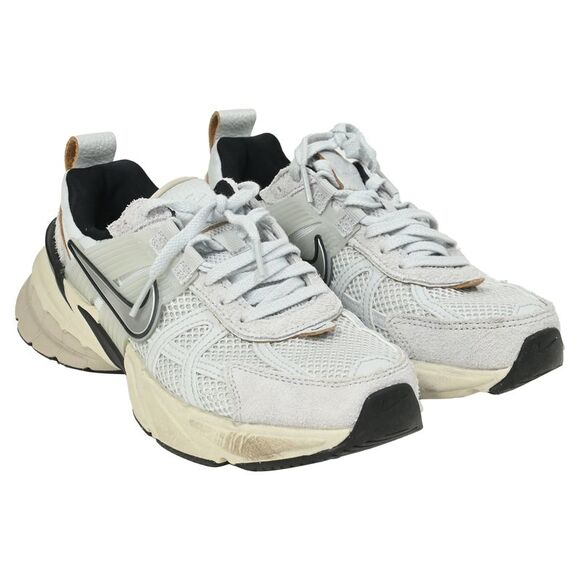 Nike V2K Run Sneakers in Summit White Mixed Media